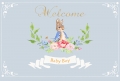 Ayayiya Baby Shower Peter Rabbit Backdrop For Photo Studio Flower Children Birthday Party Photography Backgrounds 7x5FT Vinyl