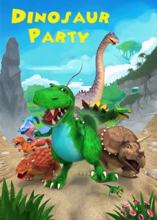 Cartoon Dinosaur Party Backdrop 5x7FT Custom Boys Birthday Party Backgrounds For Photo Both Vinyl