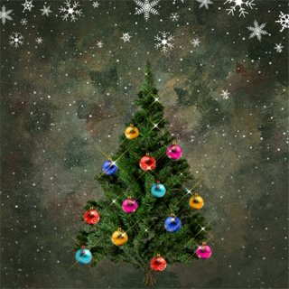 Christmas Tree Photography Backdrops for Photo Studio Vinyl Fabric Photo Booth Background