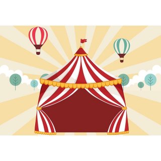 Circus Carnival Party Photography Backdrop for Kids Birthday Decor Customized Photo Background for Pictures