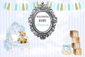 Customized Baby Shower Birthday Party Photography Backdrops for Kids Chuildren Welcom Baby Background