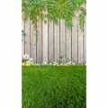 Garden Vine Wood Flowers Photography backdrop with Leaves 5x7 FT