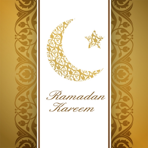 Gold Eid Mubarak Photography Backdrops Photo Background Ramadan Kareem Islam Mosque Muslim Crescent Backdrop Banner Religion Belief Photo Shooting Studio Props