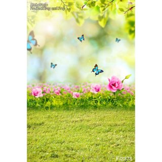 Nature Theme Land Of Idyllic Photography Backdrop Flower Background for Newborn Kids Portrait Photo Backgrounds