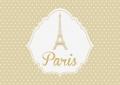 Paris Theme Photography Backdrop for Birthday Party Baby Shower Photo Background with Eiffel Tower