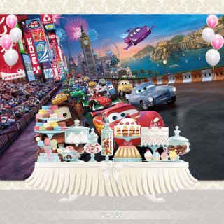 Photography Backdrop for kids children Cartoon Movie Characters Cars Birthday Party Baby Shower Backdrops for Photo Studio