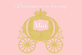 Pink Theme Gold Carriage Cinderella Princess Backdrop Baby Shower Girls 1st Birthday Party Backgrounds Photo Both Vinyl