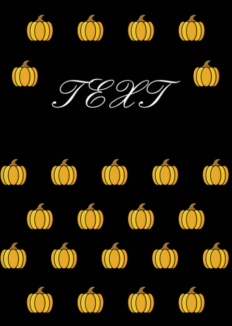 Pumpkin Backdrop For Photo Studio Halloween Party Black Photography Backgrounds Customized 5x7FT Vinyl Polyester