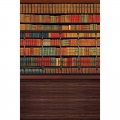 Red Wood Floor Bookcase photography Wooden Backdrop Bookshelf Library Photo Background for Photo Studio Room Decoretion