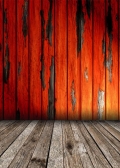 Red Wood Wall Photography Backdrop for Photo Studio Vintage Wooden Floor Photo Booth Background Vinyl Cloth 5x7 FT