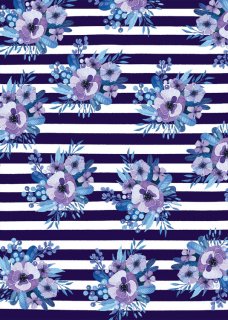 Flowers Photography Backdrop White And Purple Striped Backgrounds For Photo Studio 5x7FT Vinyl