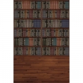 Vintage Wood Floor Book Theme photography Backdrop Wooden Bookshelf Library Photo Background for Photo Studio Room Decoretion