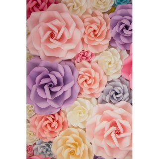 Vinyl Flower Photography Backdrop for Baby Shower Vintage photo studio photographic background Wall Floral Newborn Kids Background