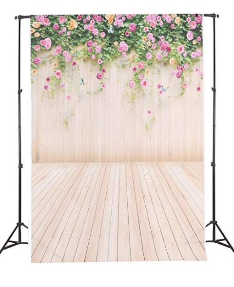 Wood Floor Wall Backdrop for Professionaersl photography Flower Photo Background for Photo Studio Kids Birthday