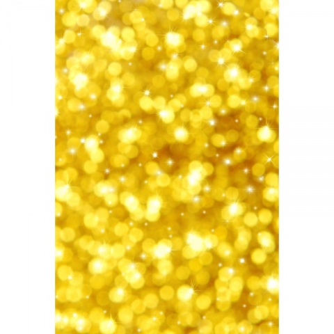 Yellow and Bright Stars Bokeh Sequin Photography Backdrops for Wedding Kids Birthday Photo Studio Props Curtain Backdrop Background Table Cloth