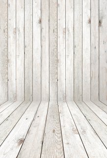 White Wooden Photography Backdrops Wood Wall Floor Photo Backdrop for Photo Studio 5x7 FT